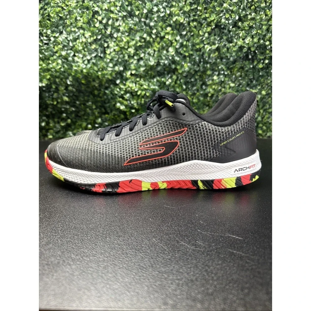 Skechers Pickleball Viper Court Pro 2.0 Shoes Mens Size 10.5 Sneaker Black